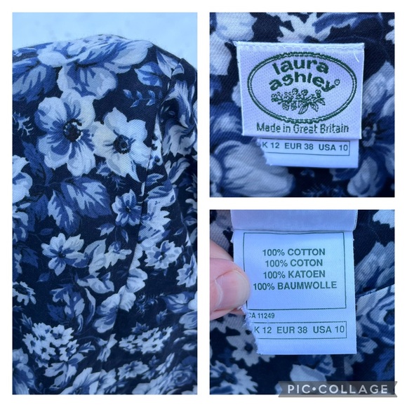 90s Laura Ashley Floral Dress - Picture 13 of 16